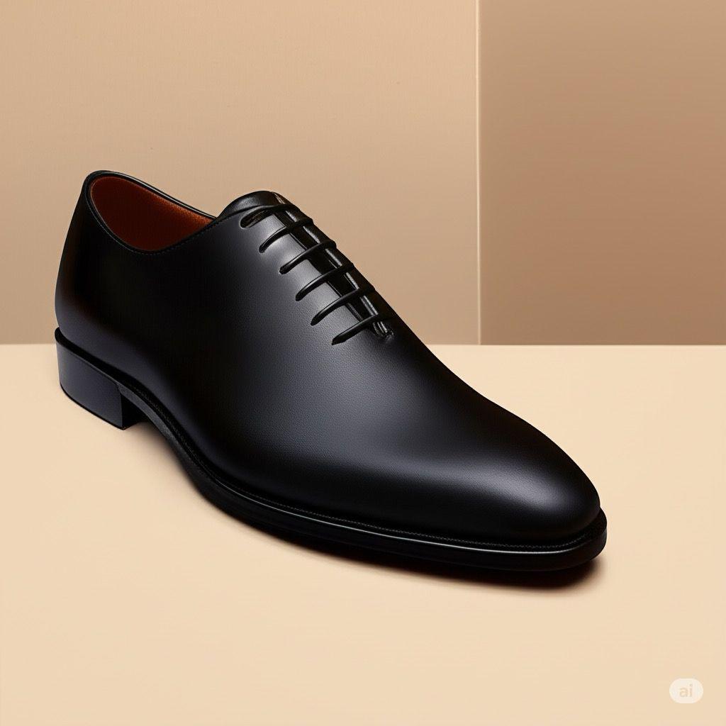 Soulier Richelieu (Oxford) pour homme en cuir de la marque Pierre Cardin