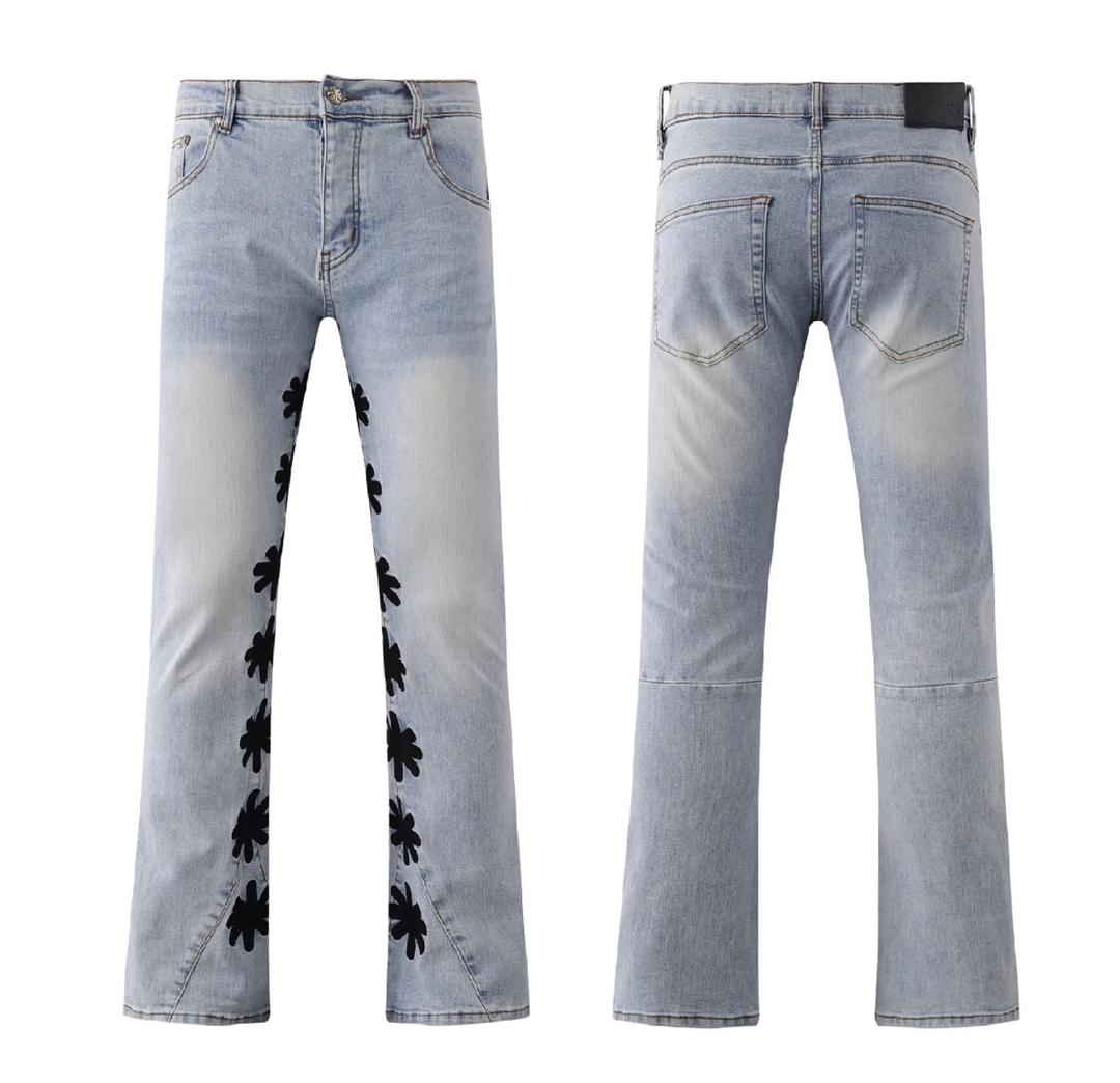 Jean à coupe large de style streetwear