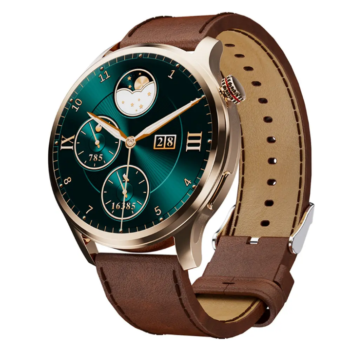 2025 T5 Sports Smartwatch avec 3 sangles 1.43 pouces Amoled Screen BT Calling Heart Rate Fitness Tracker Smart Watch pour hommes