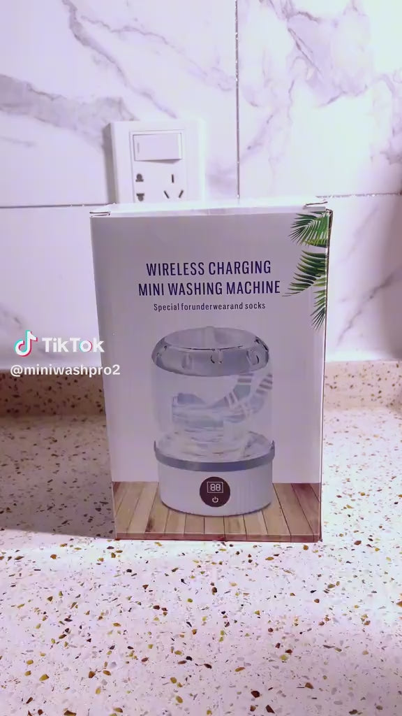 Wireless charging mini Washing machine