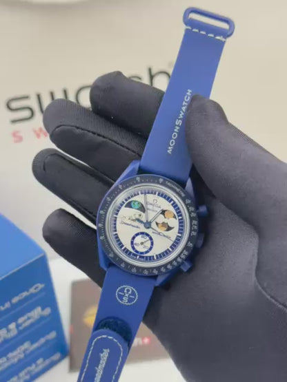 Montre Bioceramic MoonSwatch
MISSION TO EARTHPHASE - MOONSHINE GOLD.