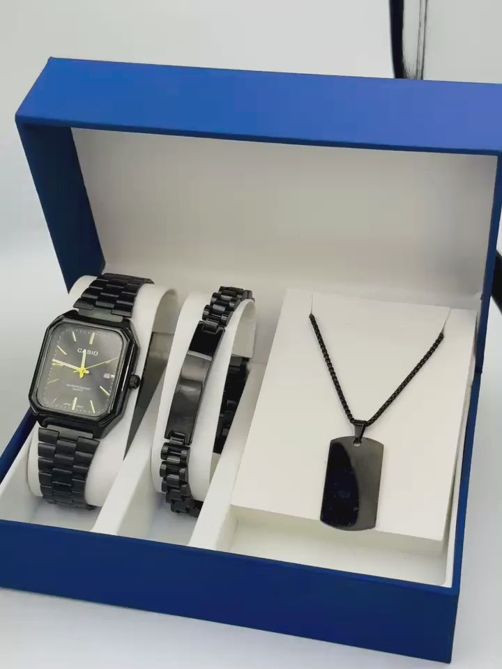Ensemble montre Casio personnalisable pour la Saint-Valentin