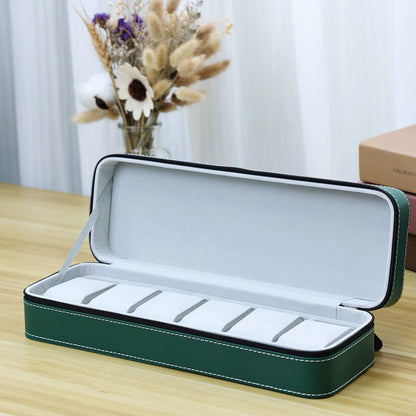 boîte de rangement et étui de voyagepour montres à 6 emplacements