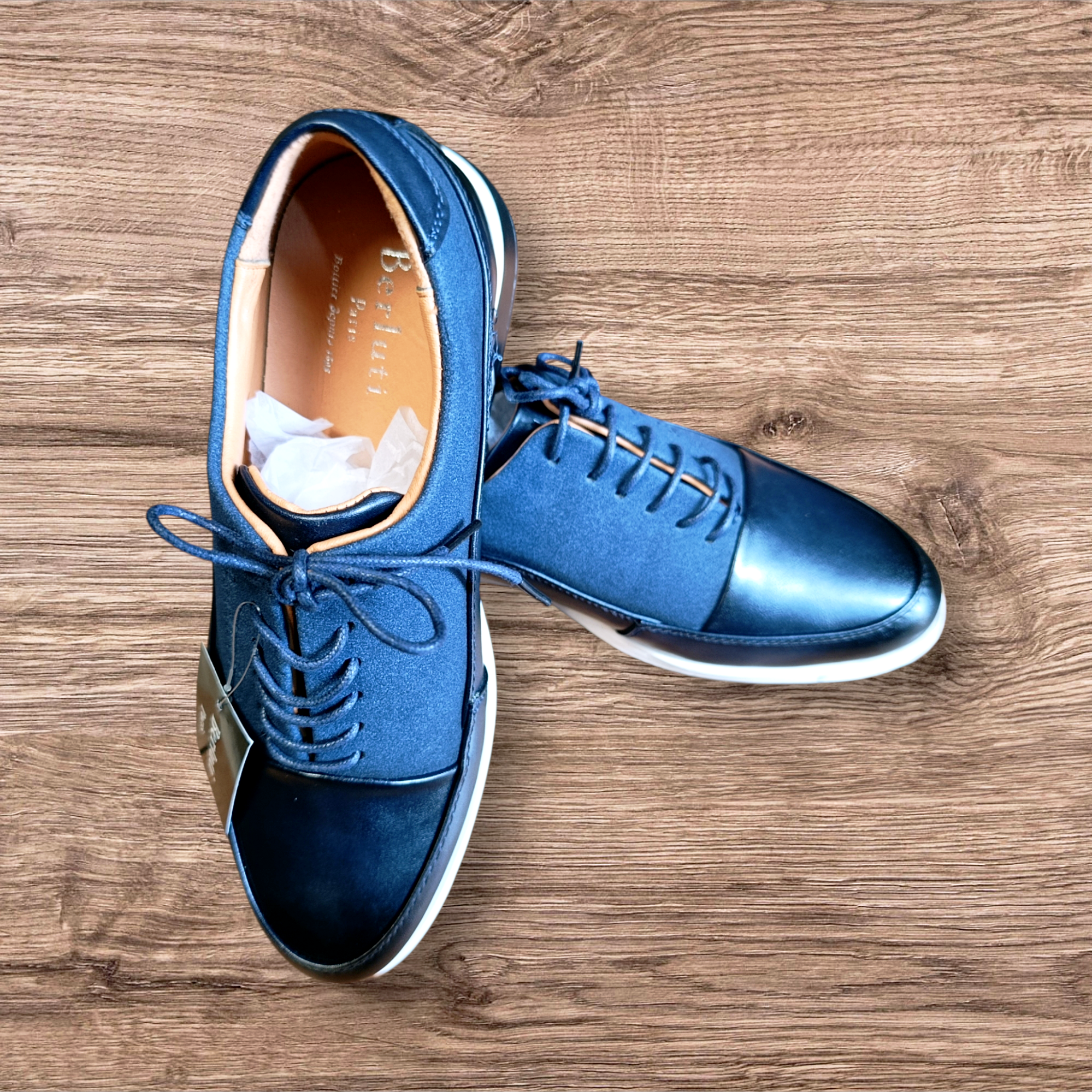 Paire de baskets/souliers hybrides Berluti