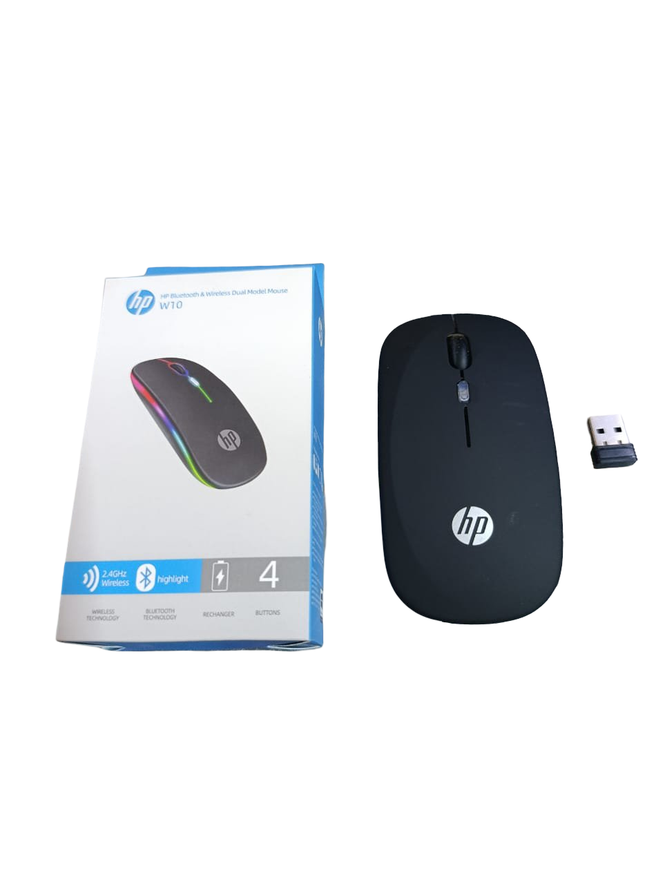 Hp Souris-HP sans fil rechargeable - Wifi &amp;
Bluetooth