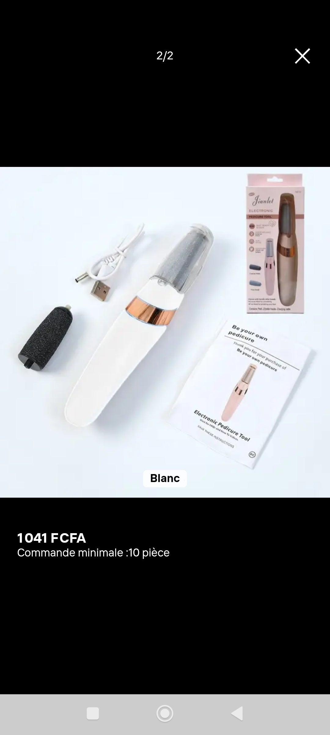 Electronic foot Grinder