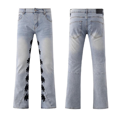 Jean à coupe large de style streetwear