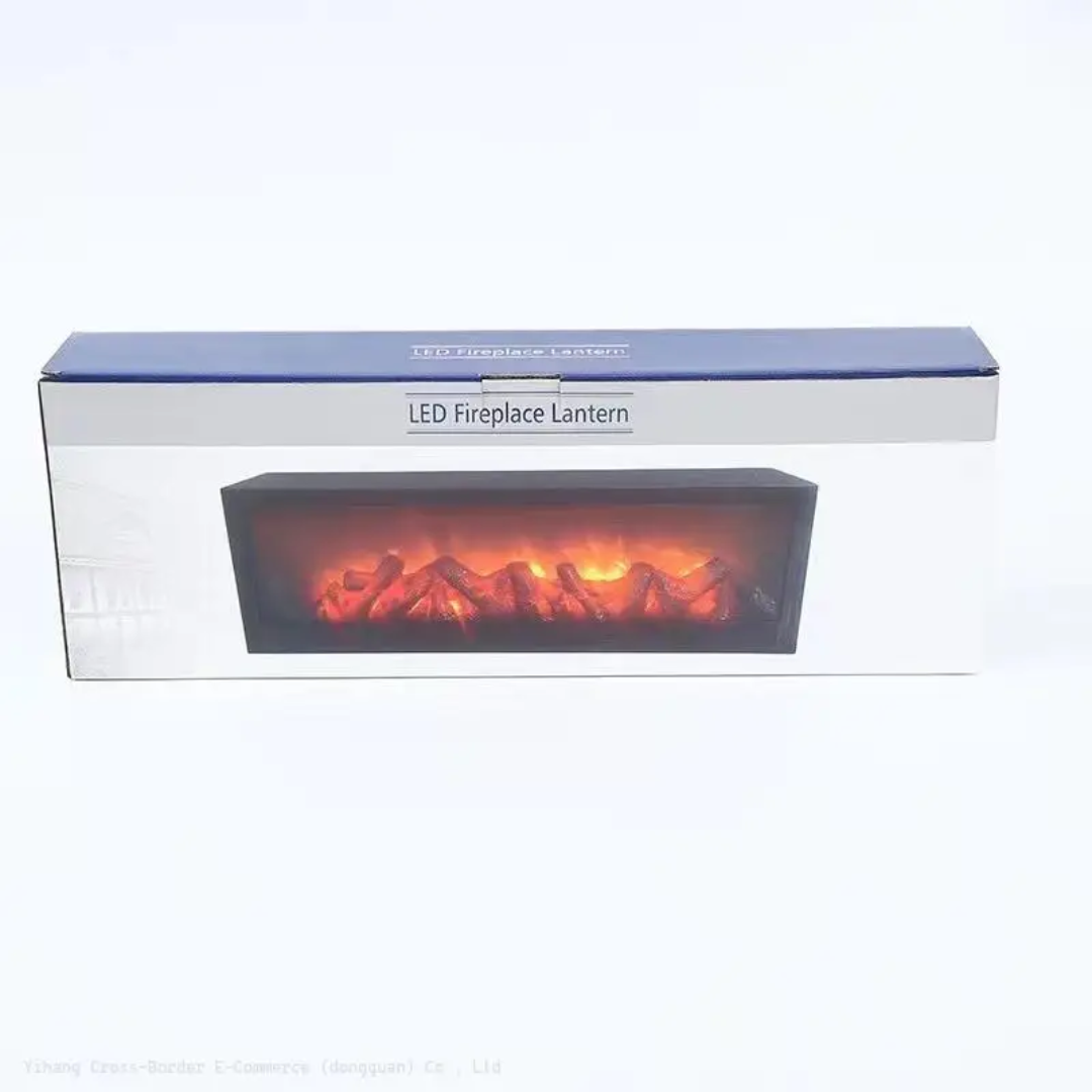 LED fierplace lantern