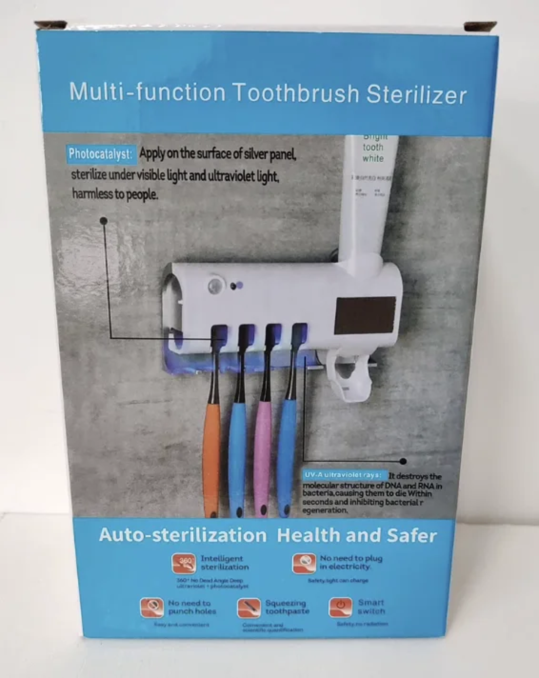 Multi fonction toothbrush sterilizer